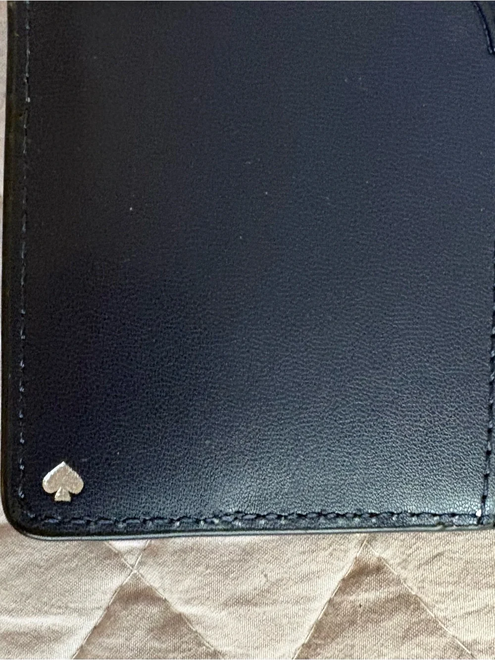 Kate Spade Staci Large Wallet Colorblock Navy Blue And Baby Blue